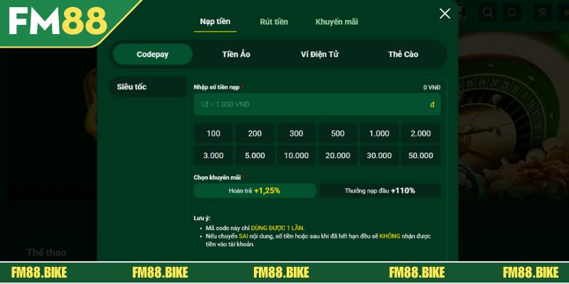 Điều kiện newbie cần có trước lúc tiến hành giao dịch nạp tiền FM88