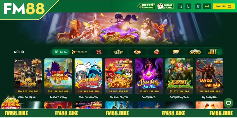 Mang đến kho game slot hấp dẫn đến từ những đơn vị cung cấp uy tín