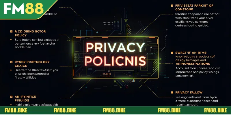 Một vài điểm đề cập trong chính sách bảo mật